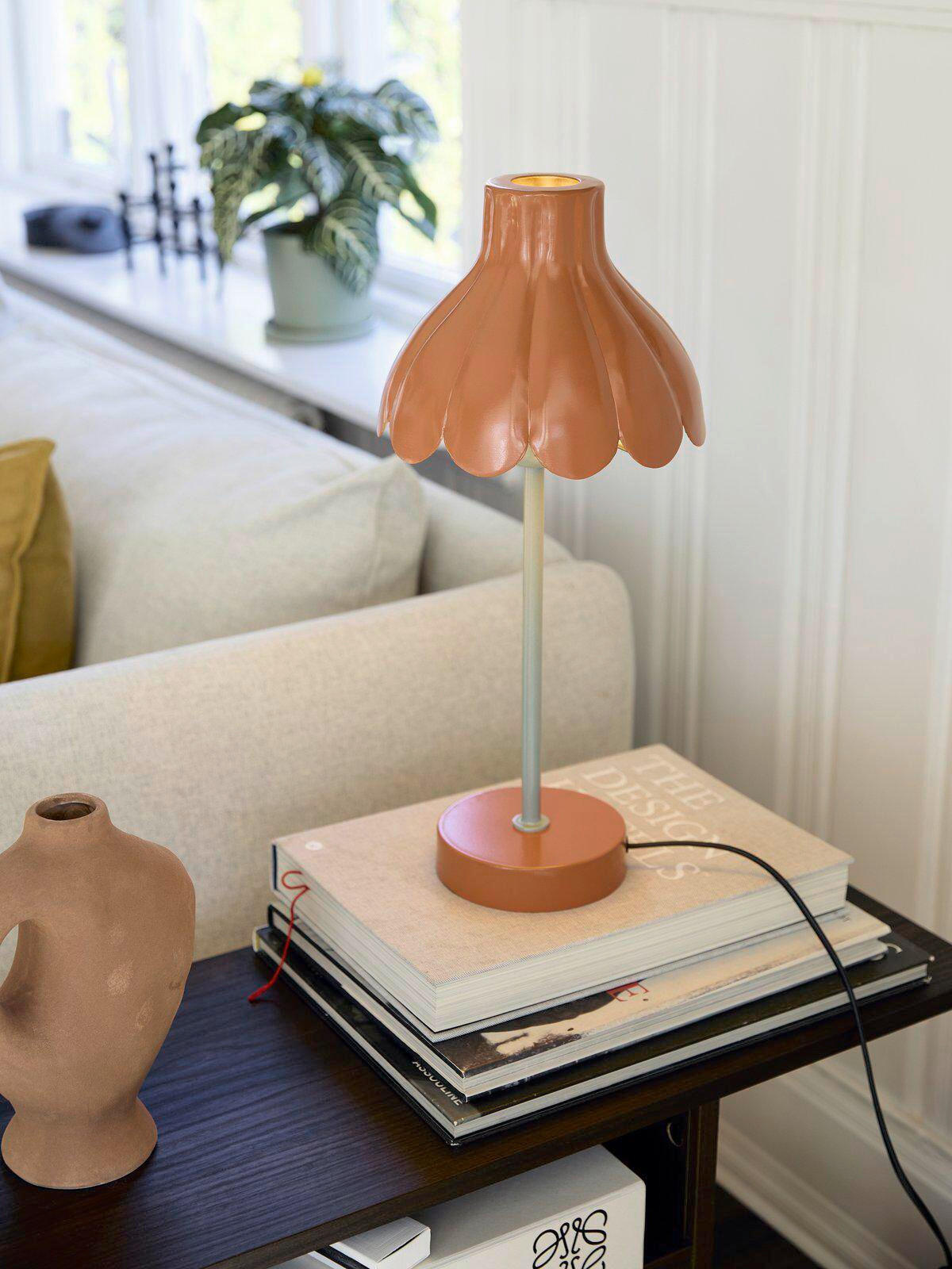 TISCHLEUCHTE Wera 20/47/20 cm  - Dunkelorange/Orange, LIFESTYLE (20/47/20cm) - PR Home