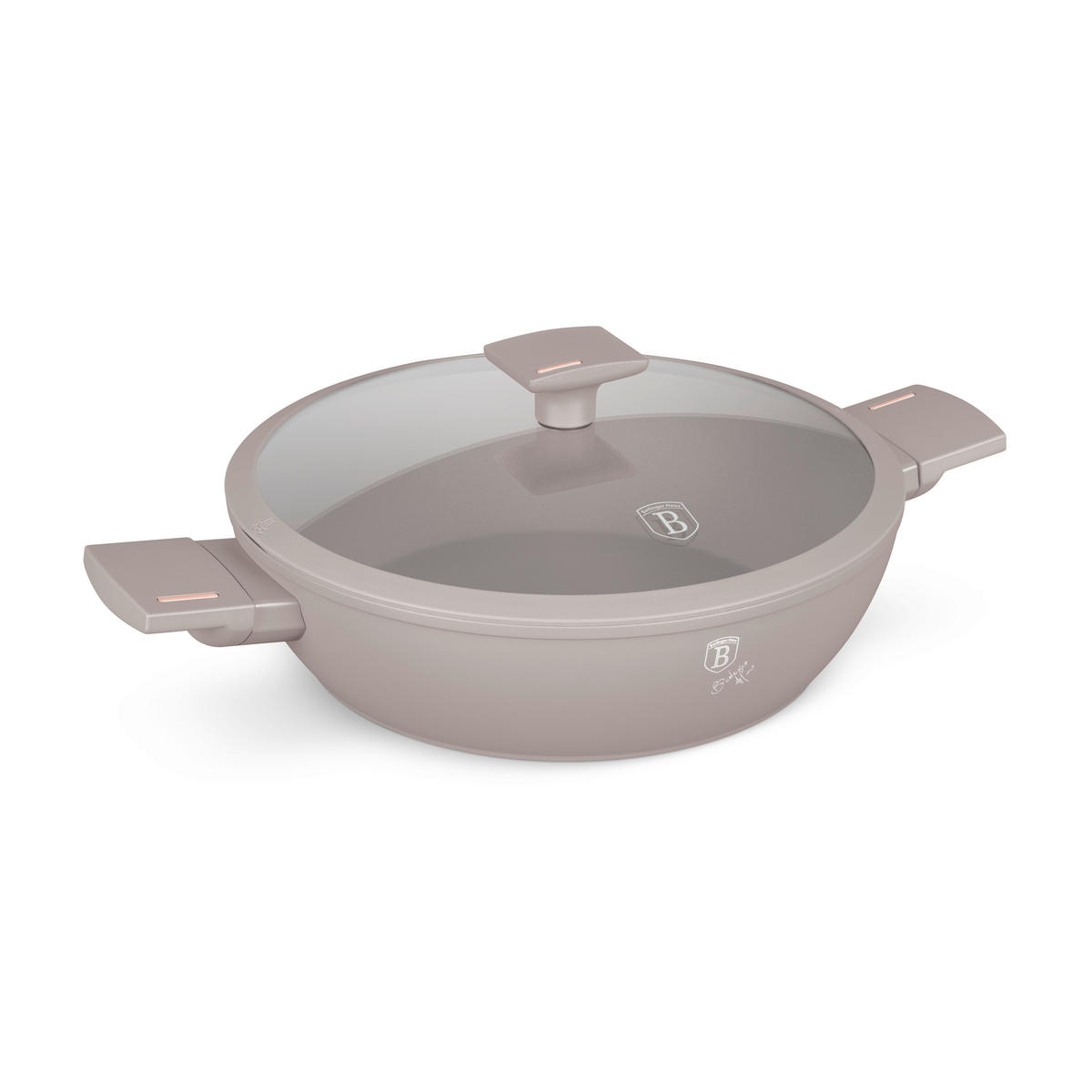 SERPENYŐ  - bézs/áttetsző, Basics, műanyag/Üveg (28cm)