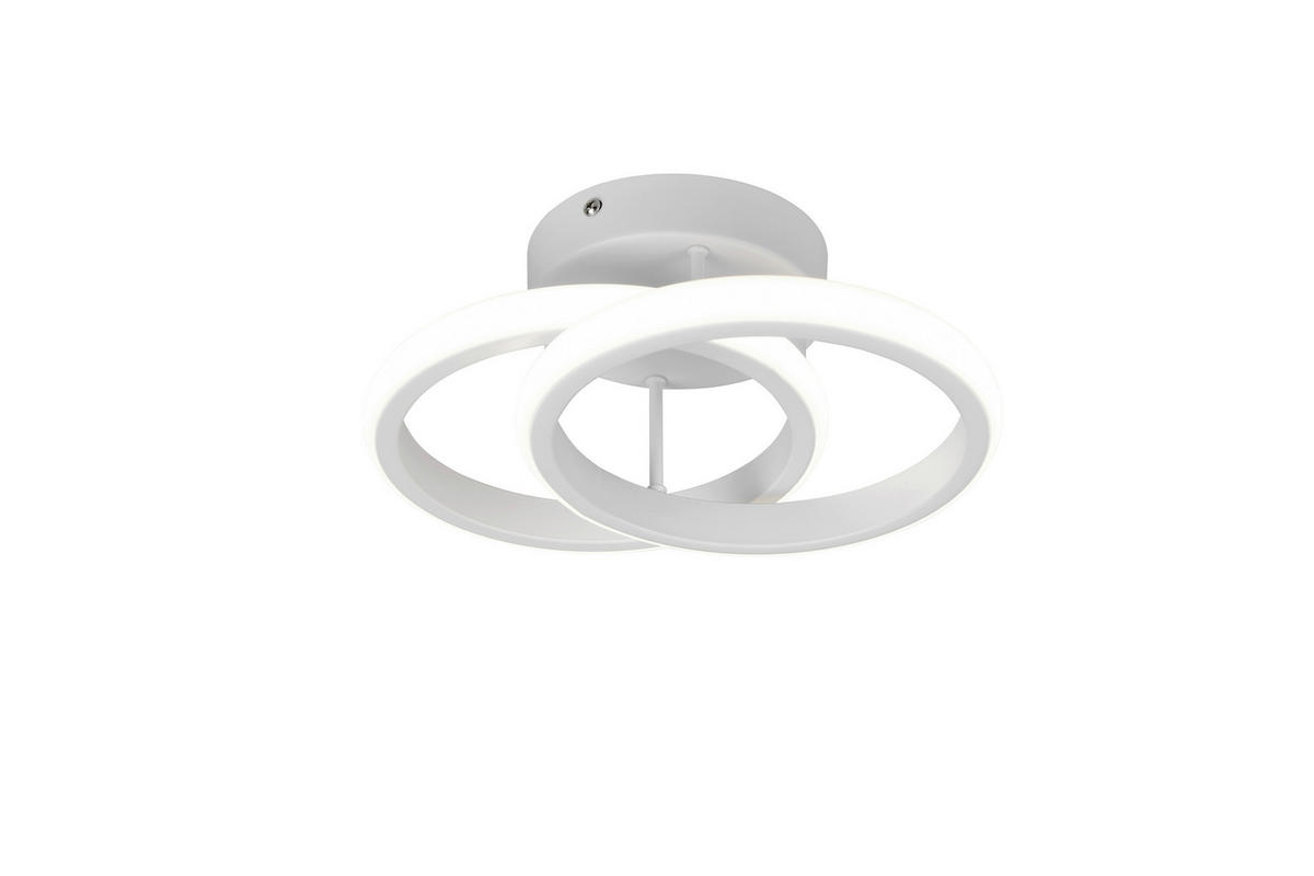 LED-DECKENLEUCHTE     - Weiss, Basics, Metall (26,5/10,5/18,5cm)