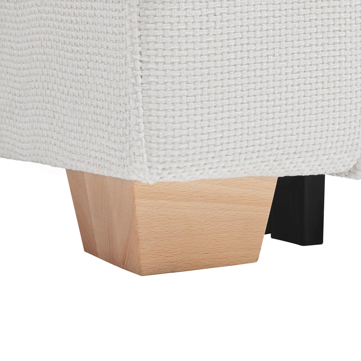 HÖRNSOFFA i cremefärgad  - beige/cremefärgad, Modern, trämaterial/trä (255/185cm) - MID.YOU