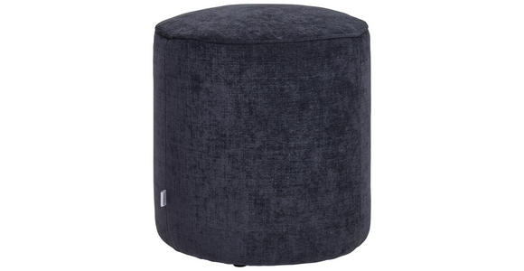 HOCKER in Textil Anthrazit  - Anthrazit, Design, Textil (44/46/44cm) - Belluti