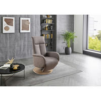 DREHSTUHL Mikrofaser Hellgrau  - Eiche Bianco/Hellgrau, KONVENTIONELL, Holz/Textil (75/112/82cm) - Sit & More