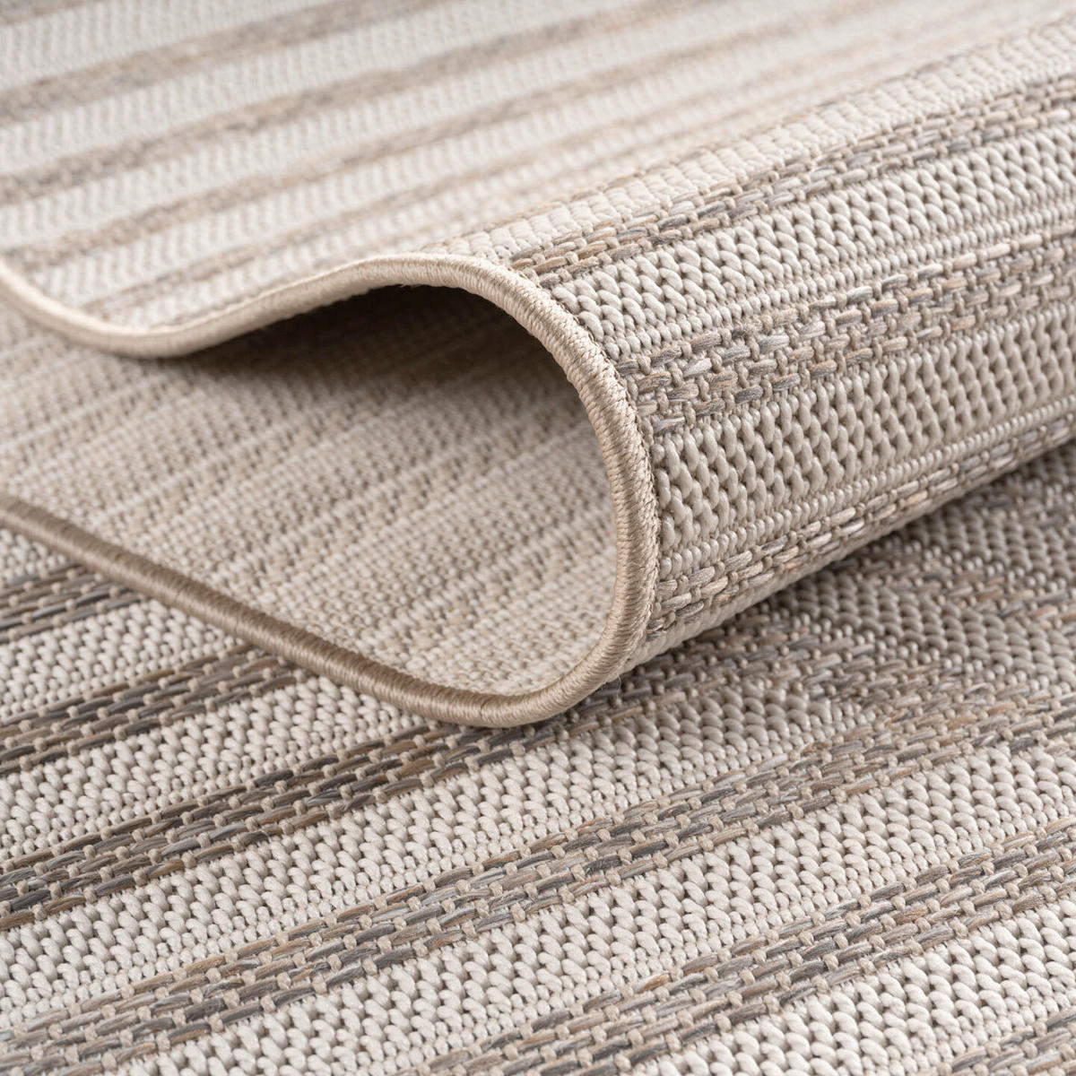 OUTDOORTEPPICH  Wohnzimmer 120/120 cm DESERT Beige rund  - Beige, Design, Textil (120/120cm) - Ayyildiz 