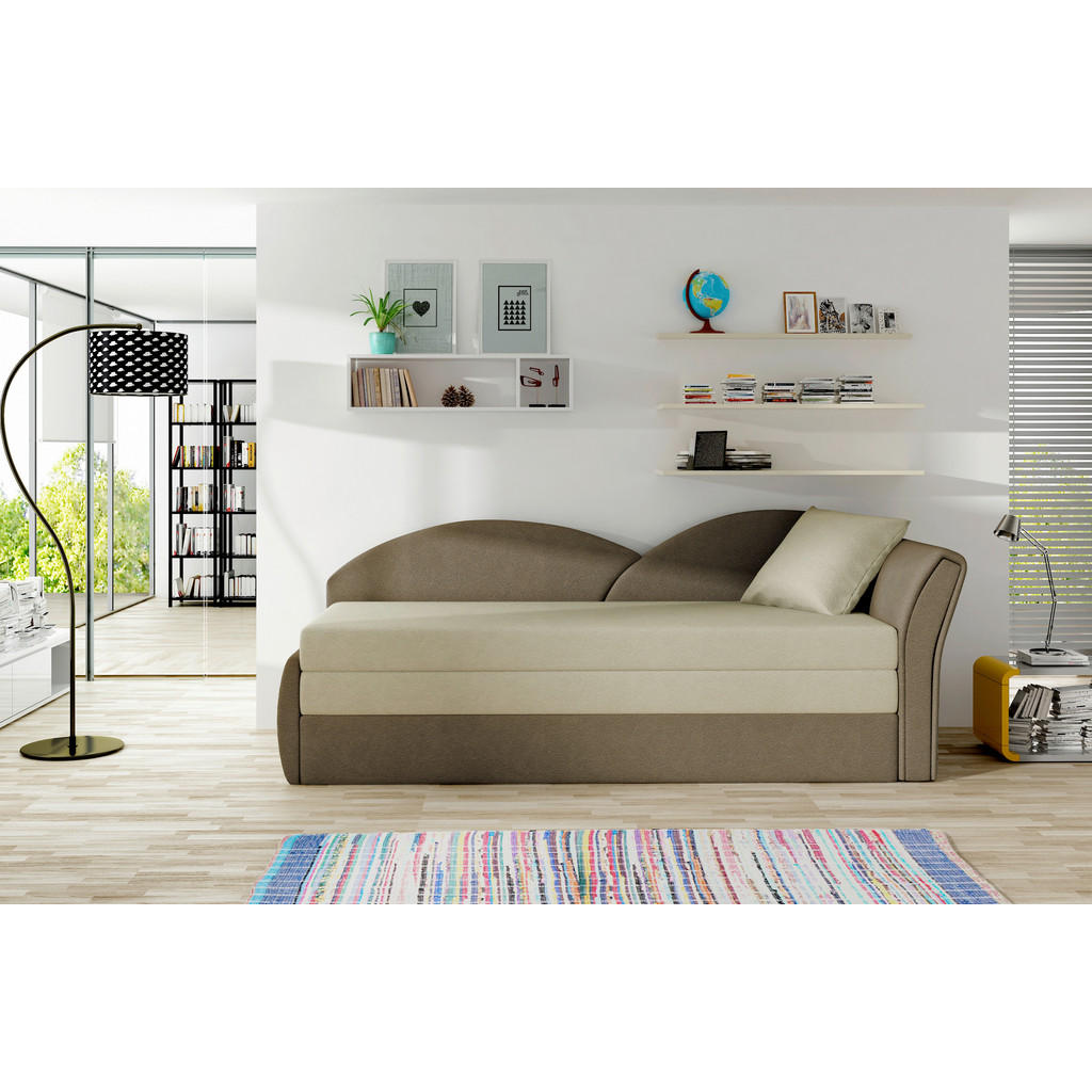 MID.YOU LEŇOŠKA, textil, hnedá, béžová