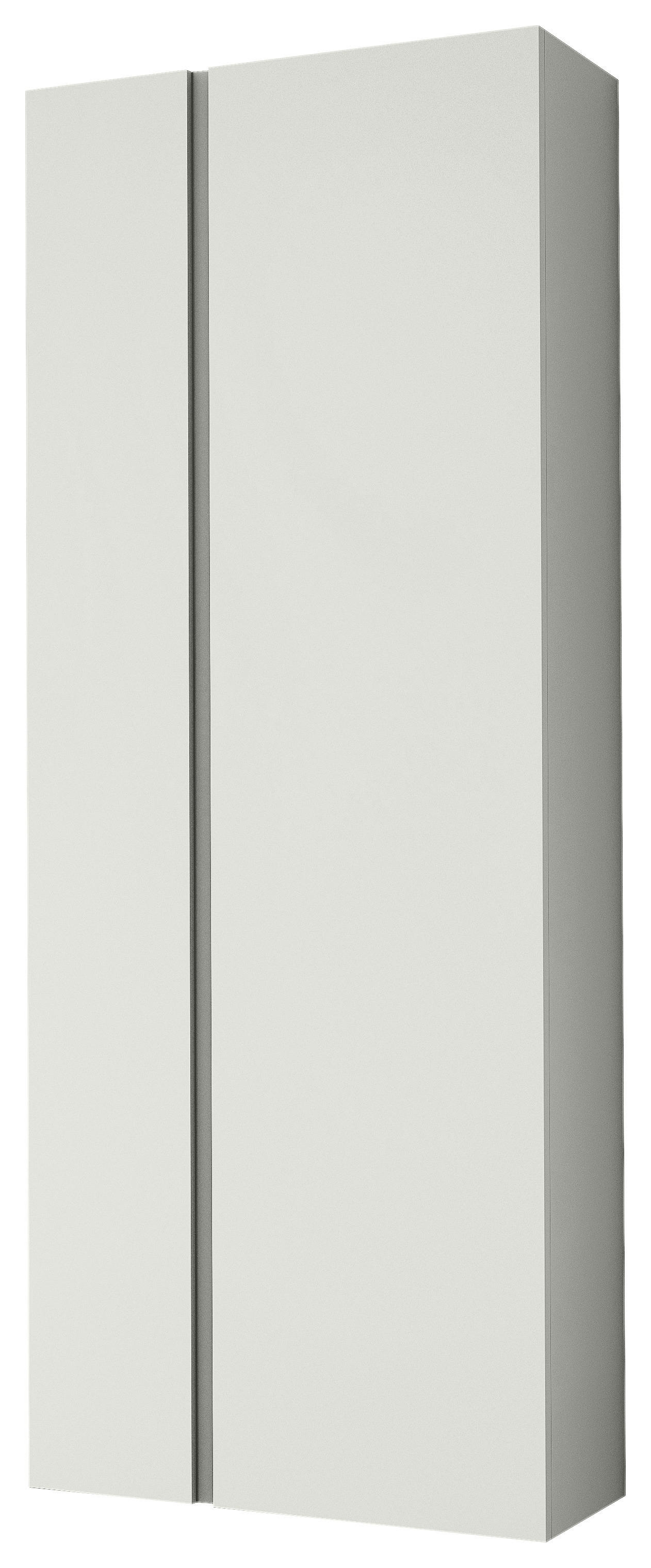 GARDEROBENSCHRANK 60/165/33 cm  - Weiß, Design, Holzwerkstoff (60/165/33cm) - Moderano