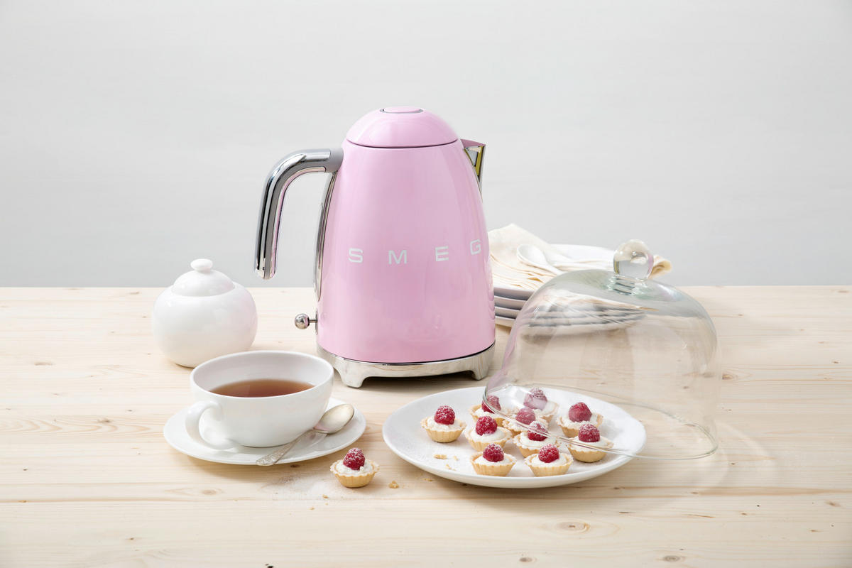 WASSERKOCHER 1,7 l  - Pink, LIFESTYLE, Metall (22,6/24,8/17,10cm) - SMEG