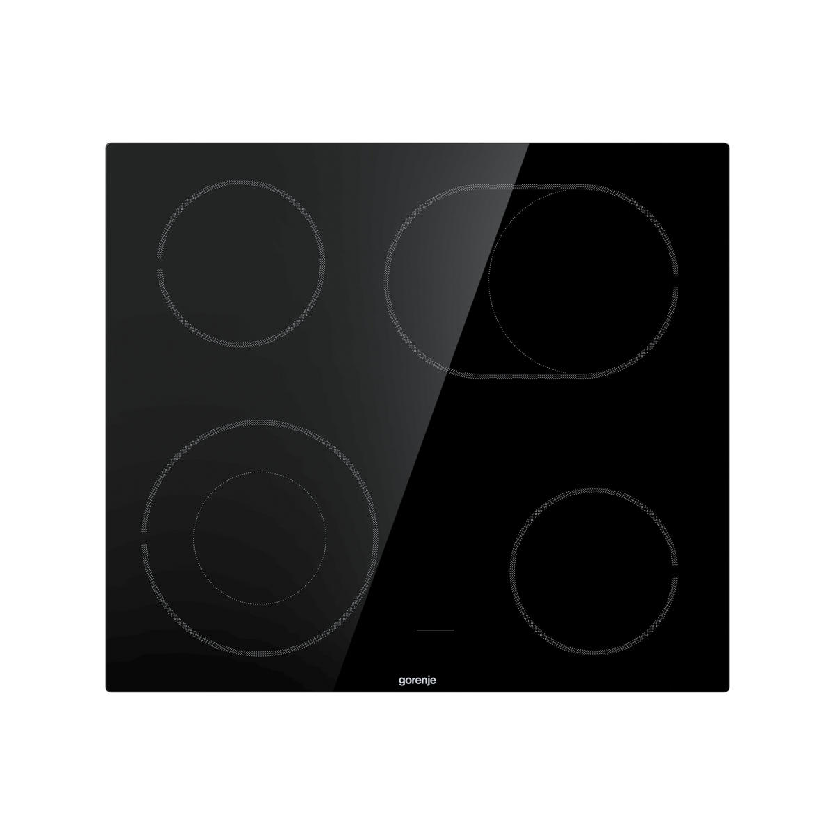 HERDSET BCA6715AO1BK+ECDA643SC  - Schwarz, Trend, Metall (59,5/59,5/53cm) - Gorenje