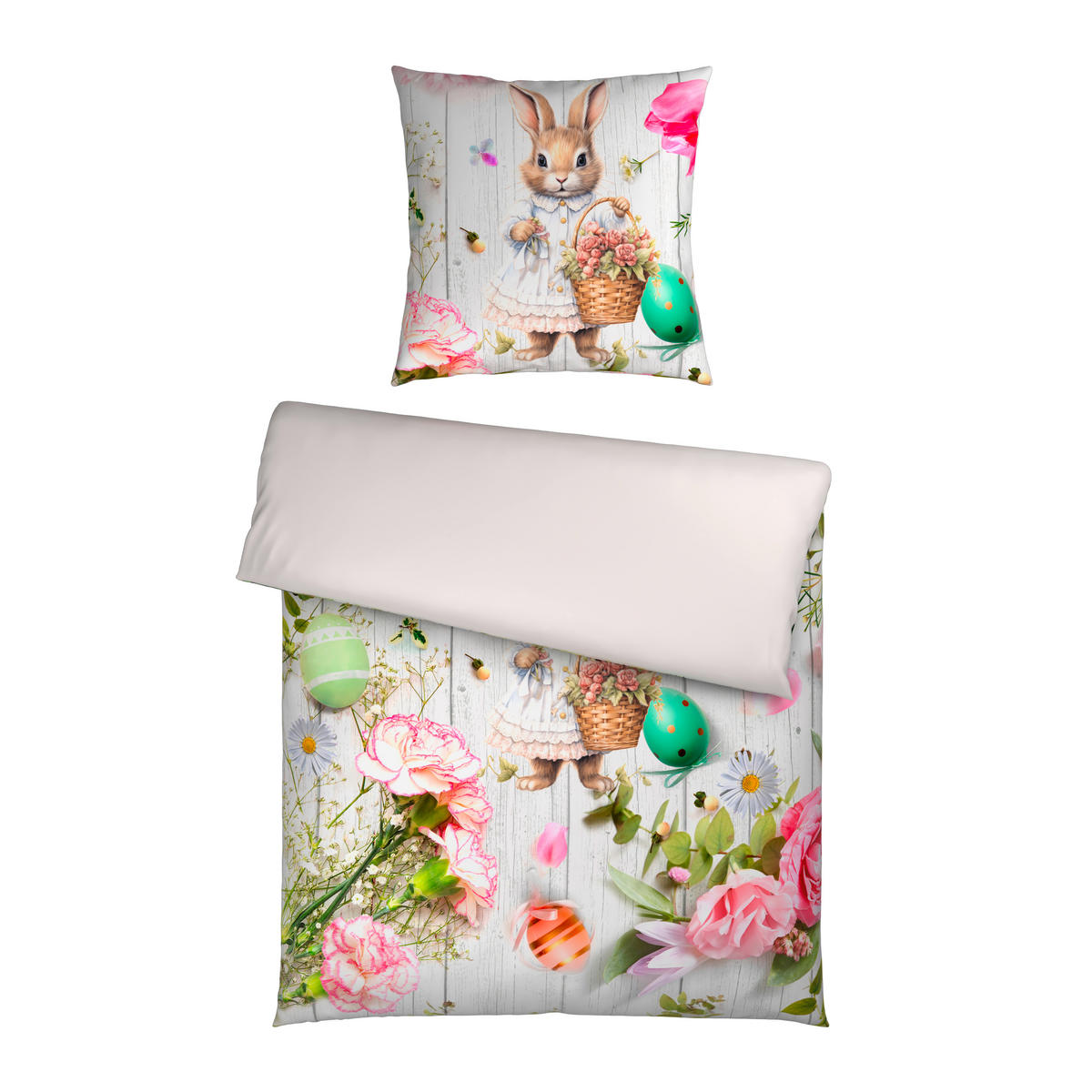 WENDEBETTWÄSCHE Satin 135/200 cm  - Multicolor, Textil (135/200cm) - Novel