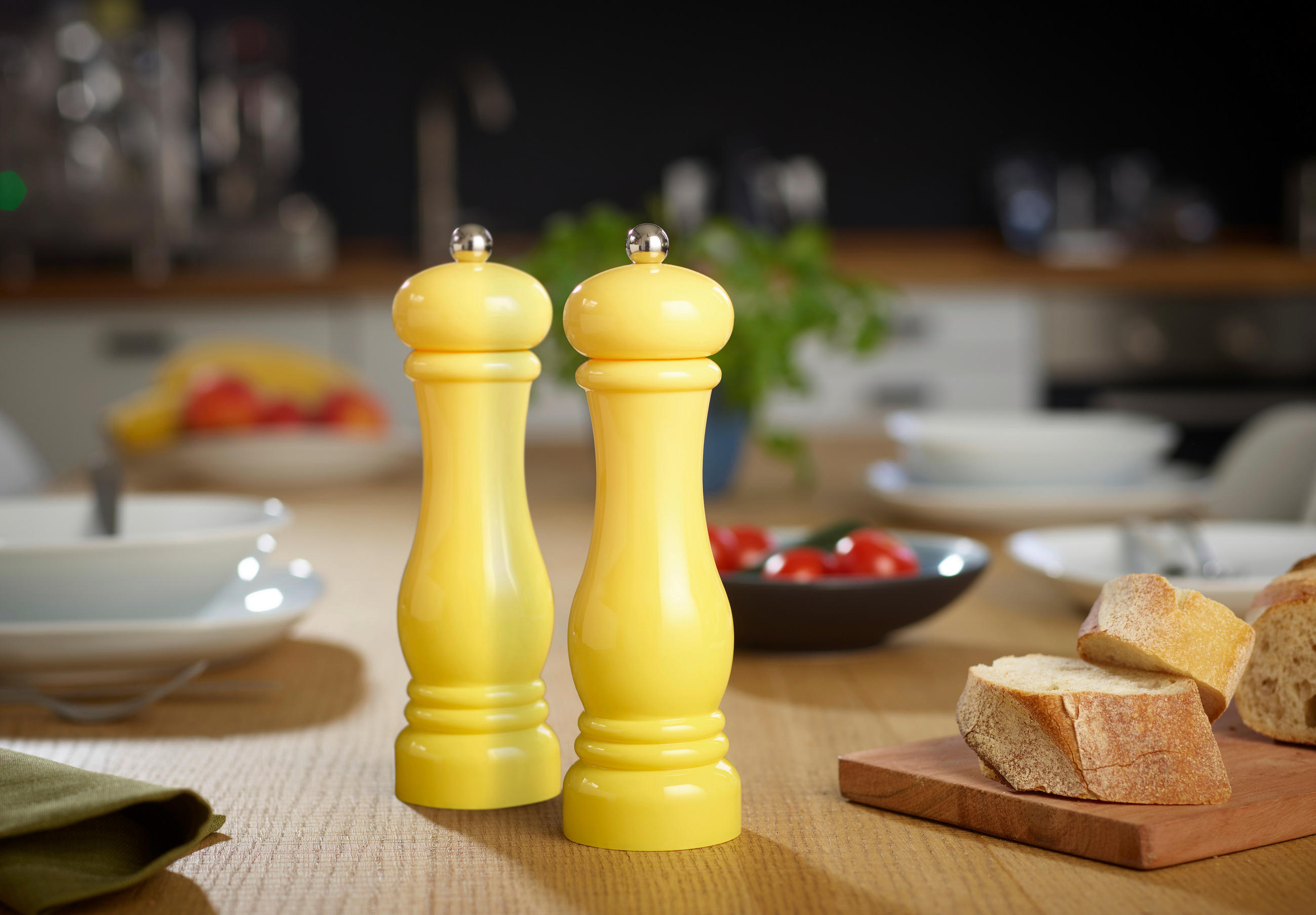 SALZ- UND PFEFFERMÜHLE  - Gelb, Basics, Keramik/Kunststoff (6/21,5cm) - Echtwerk