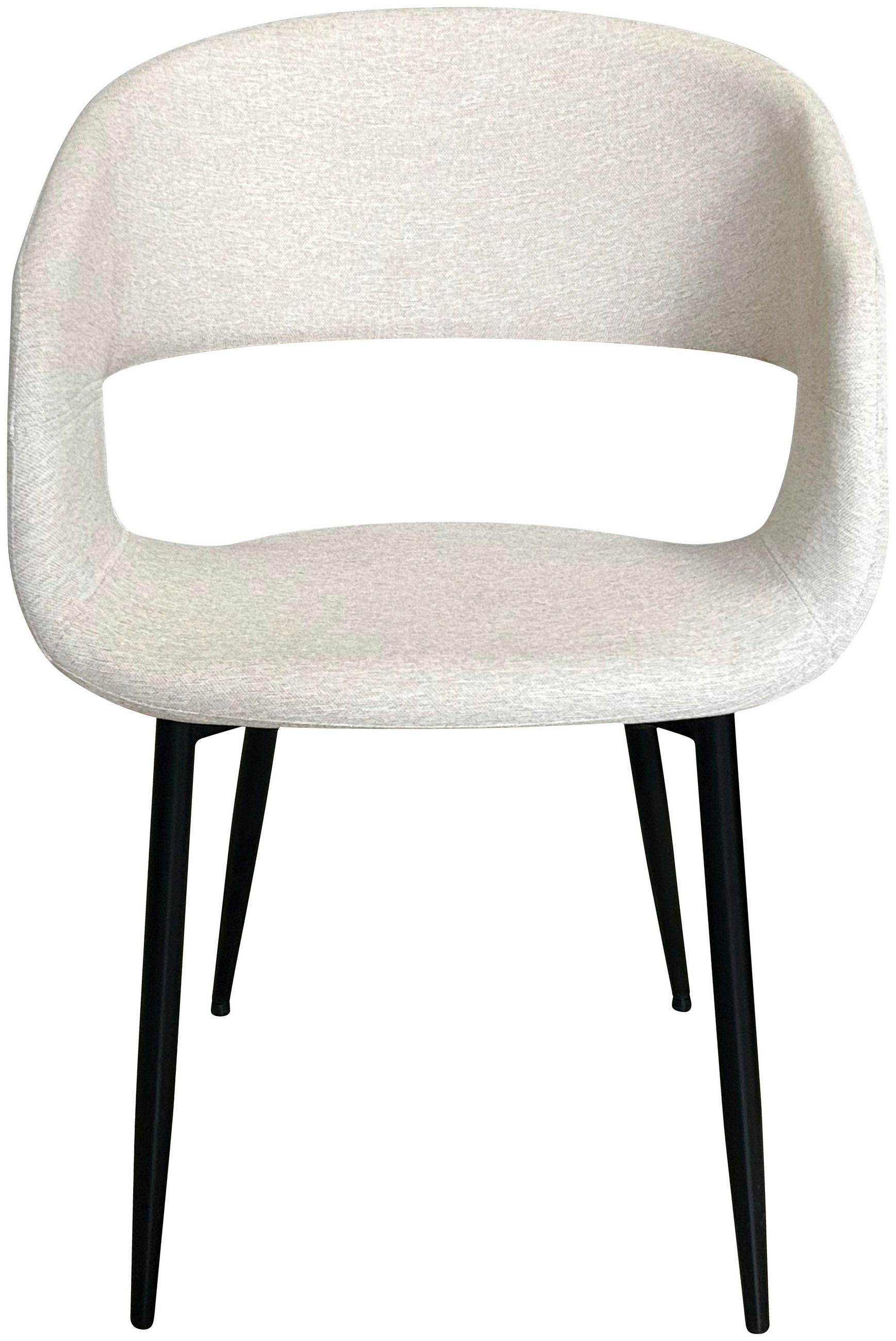 ŽIDLE S PODRUČKAMI, ocel, tkaná látka, béžová - černá/béžová, Design, kov/textil (52/77/50,5cm) - Boxxx