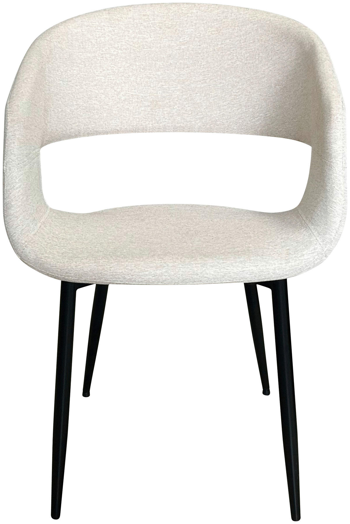 ŽIDLE S PODRUČKAMI, ocel, tkaná látka, béžová - černá/béžová, Design, kov/textil (52/77/50,5cm) - Boxxx
