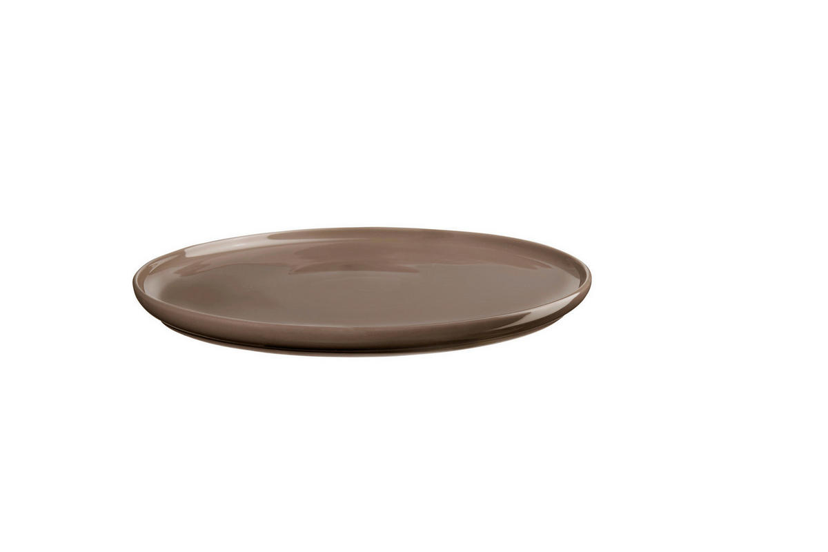 DESSERTTELLER Mokka coppa kaori  - Mokka, KONVENTIONELL, Keramik (21/1,5cm) - ASA