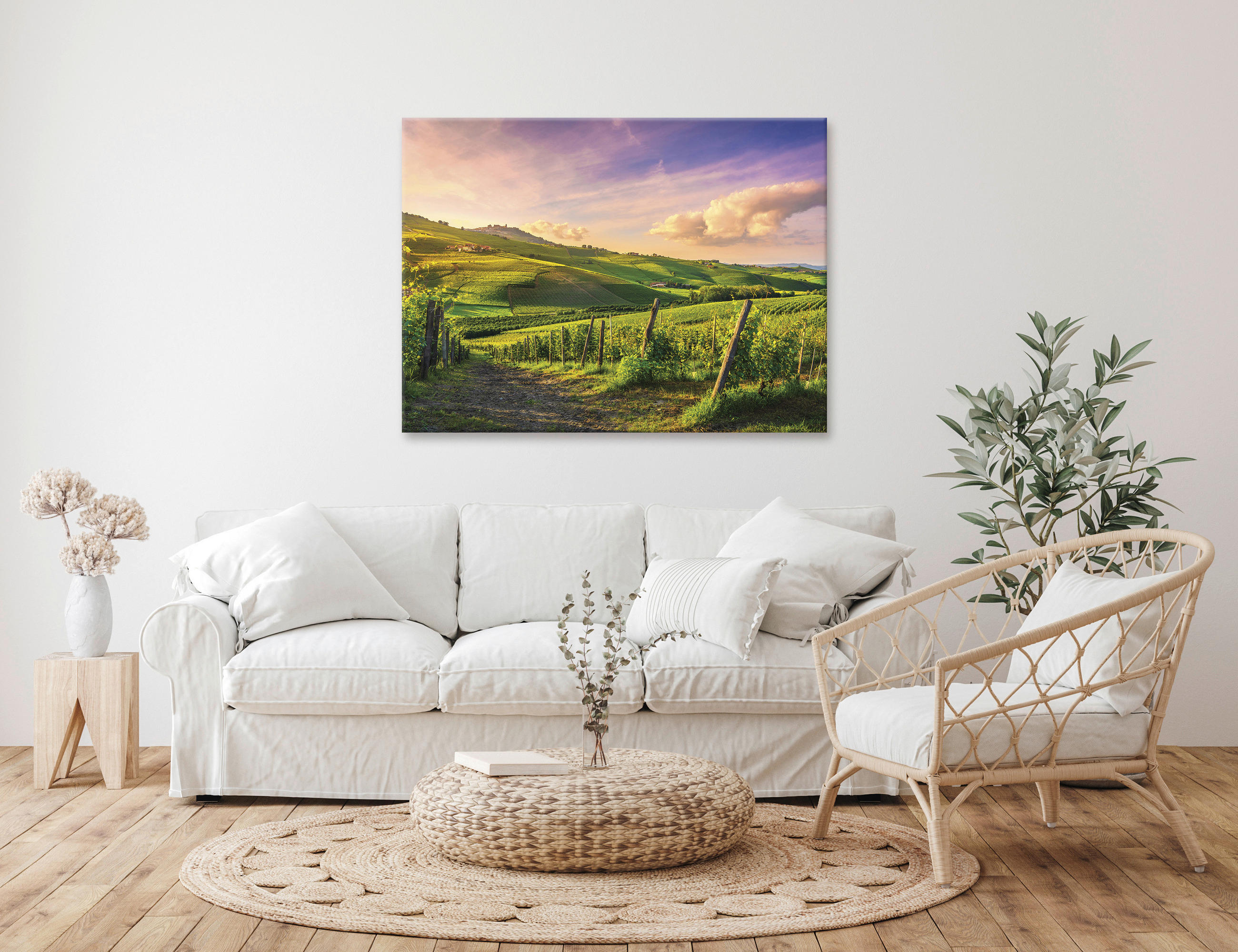 LEINWANDBILD Landschaft & Natur  - Multicolor, Natur, Holz/Papier (135/100cm) - Euroart