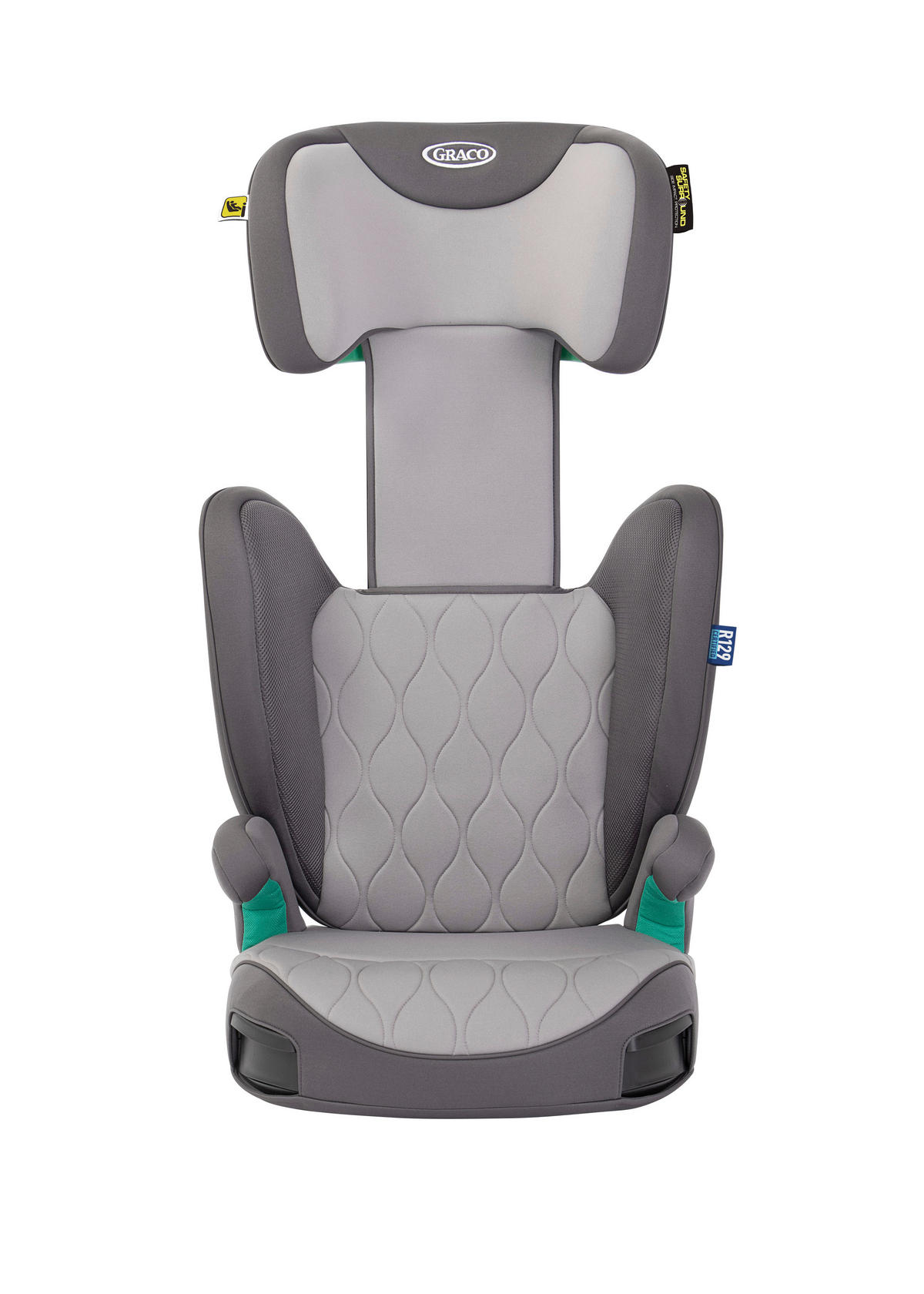 KINDERAUTOSITZ Affix R129  - Hellgrau/Grau, Basics, Kunststoff/Textil (39/46,3/64,5-85,5cm) - Graco