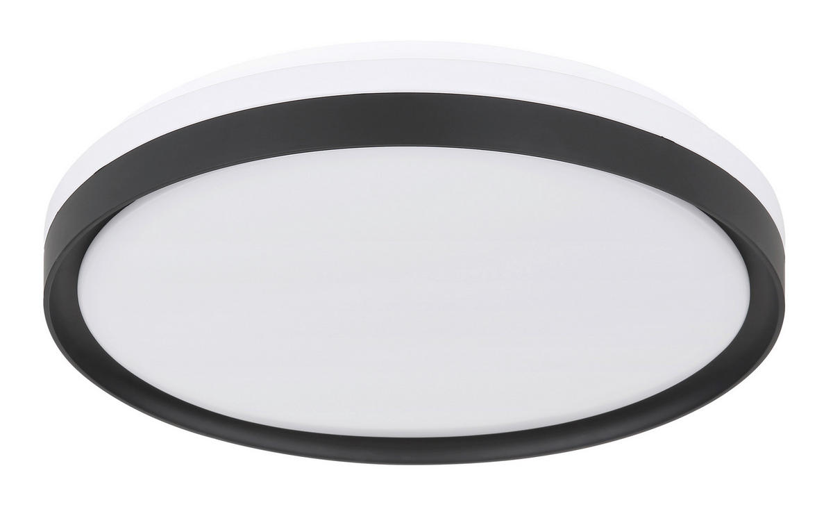 LED-DECKENLEUCHTE 18 W  39/8 cm    - Weiss/Opal, Design, Kunststoff/Metall (39/8cm) - Globo