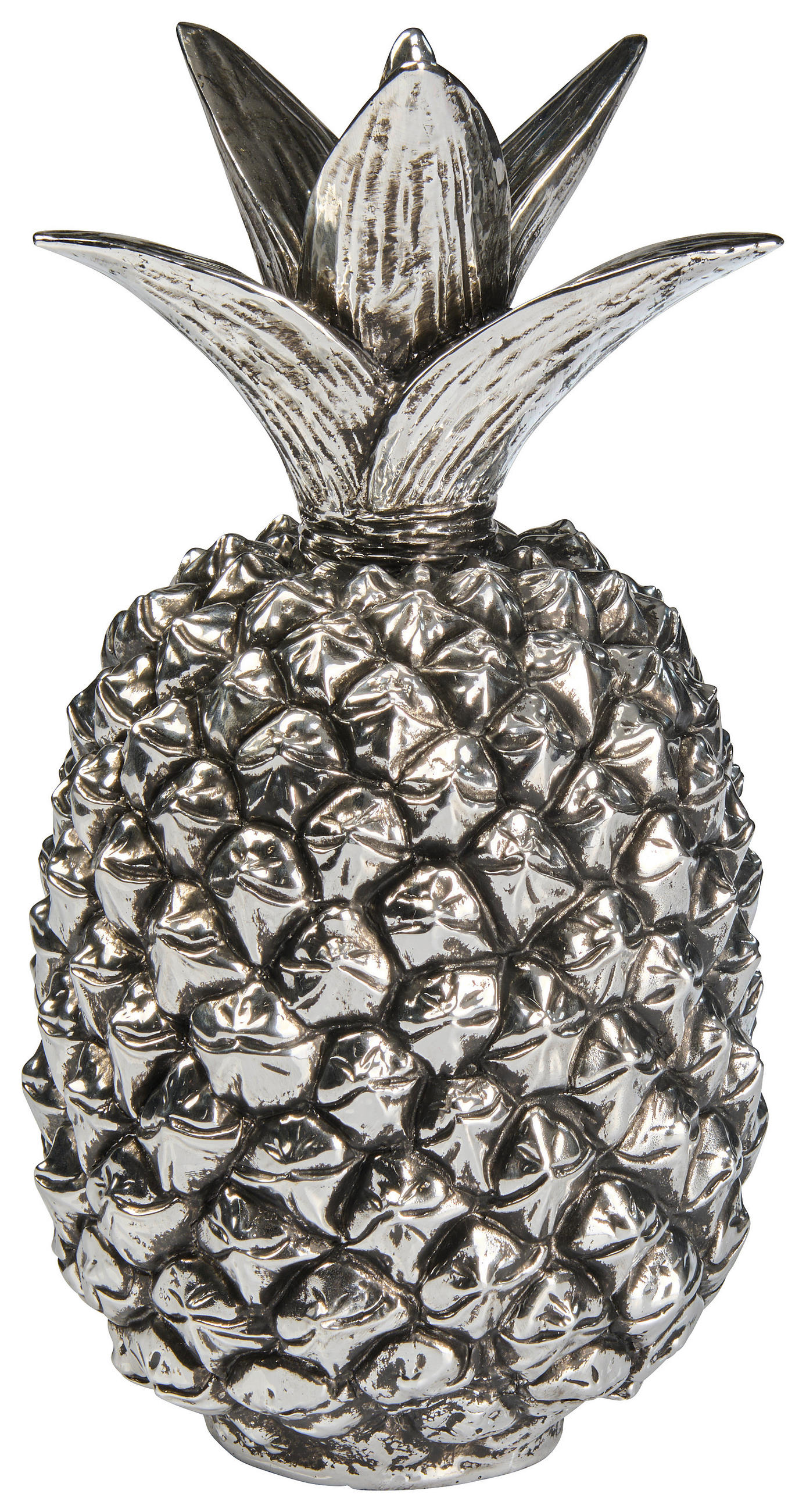 DEKORANANAS - silver, Basics, plast (15,5/28/15cm) - Ambia Home