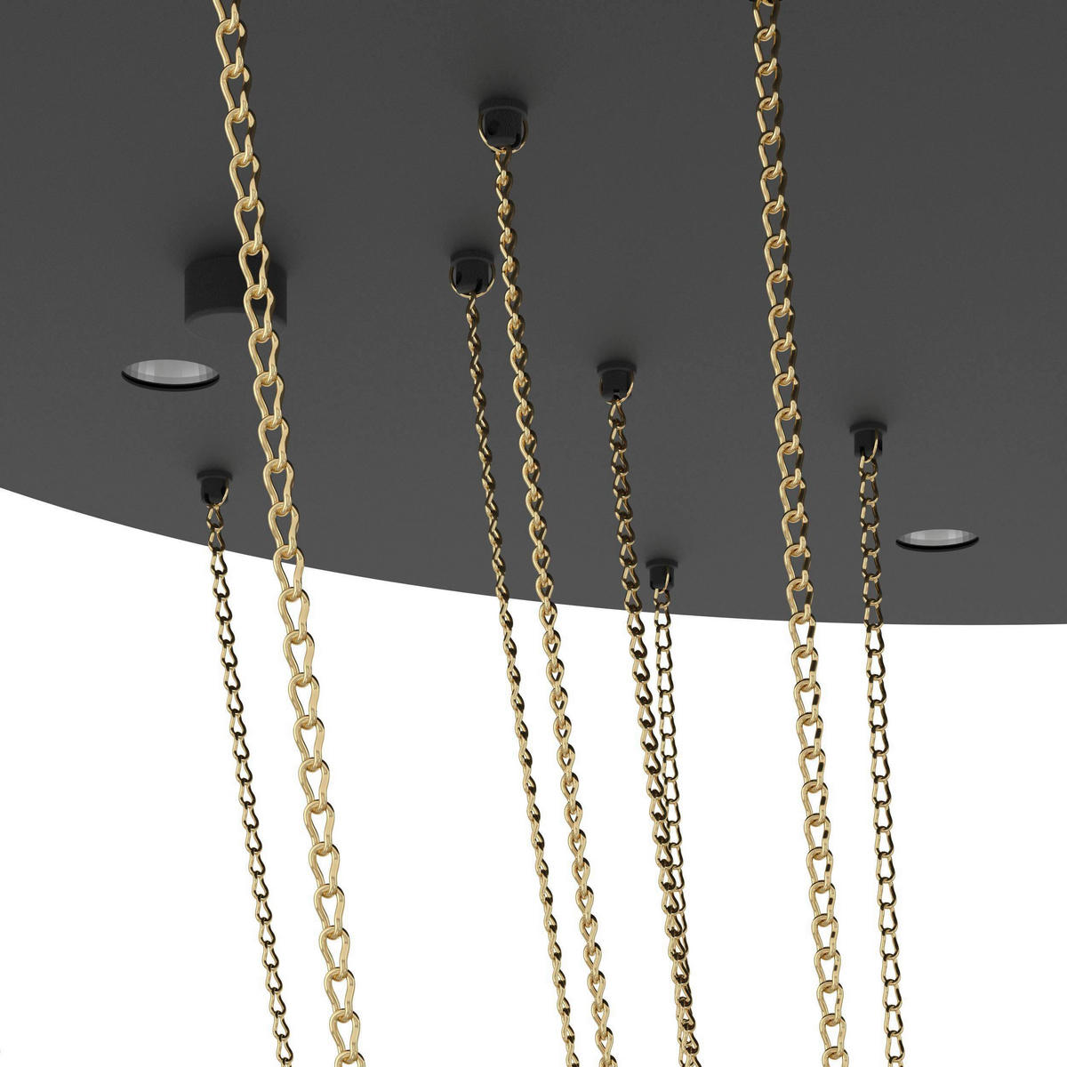 HÄNGELEUCHTE 78/150 cm  - Messingfarben/Schwarz, Design, Metall (78/150cm) - Eglo