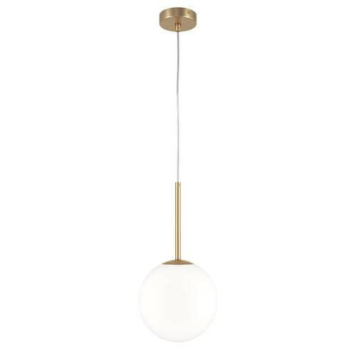 PENDELLEUCHTE 20/40 cm  - Goldfarben/Weiß, Trend, Glas/Metall (20/40cm) - MAYTONI
