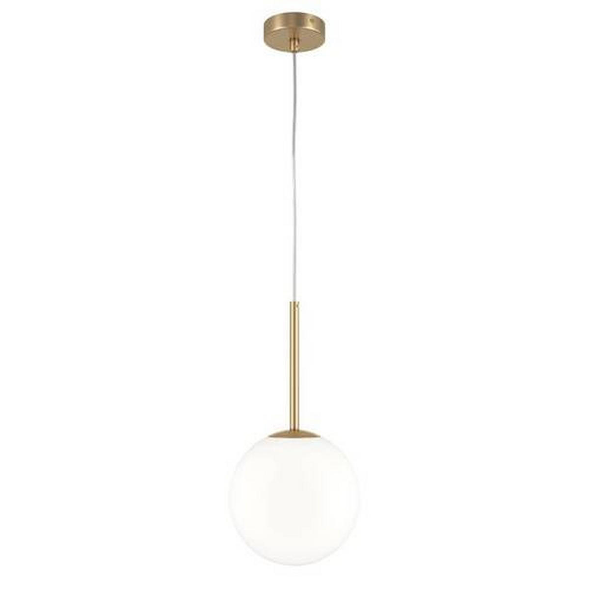 PENDELLEUCHTE Modern 20/40 cm   - Goldfarben/Weiß, Trend, Glas/Metall (20/40cm) - MAYTONI
