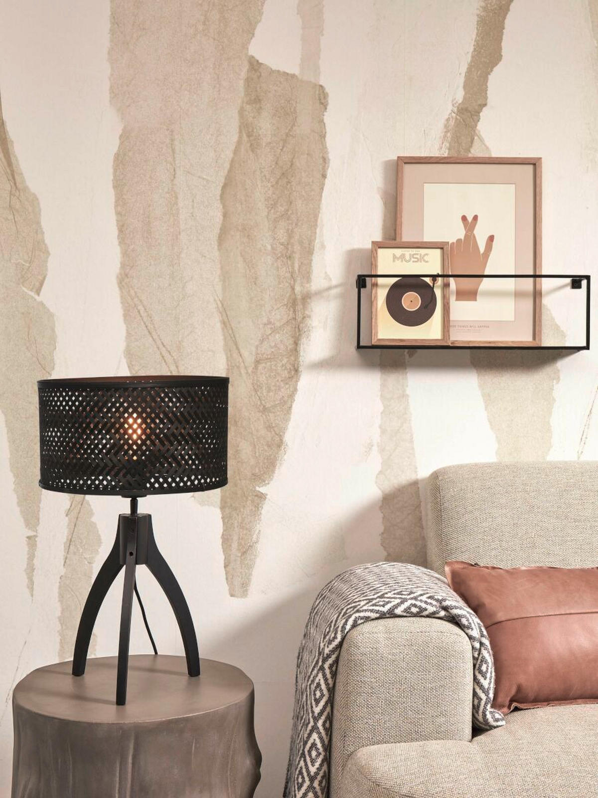 BORDSLAMPA GOOD&MOJO  20/40/20 cm   - svart, Trend (20/40/20cm) - Good & Mojo