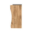 UNTERSCHRANK 30/79/35 cm   - Silberfarben/Eiche Wotan, Natur, Holzwerkstoff/Kunststoff (30/79/35cm) - Xora