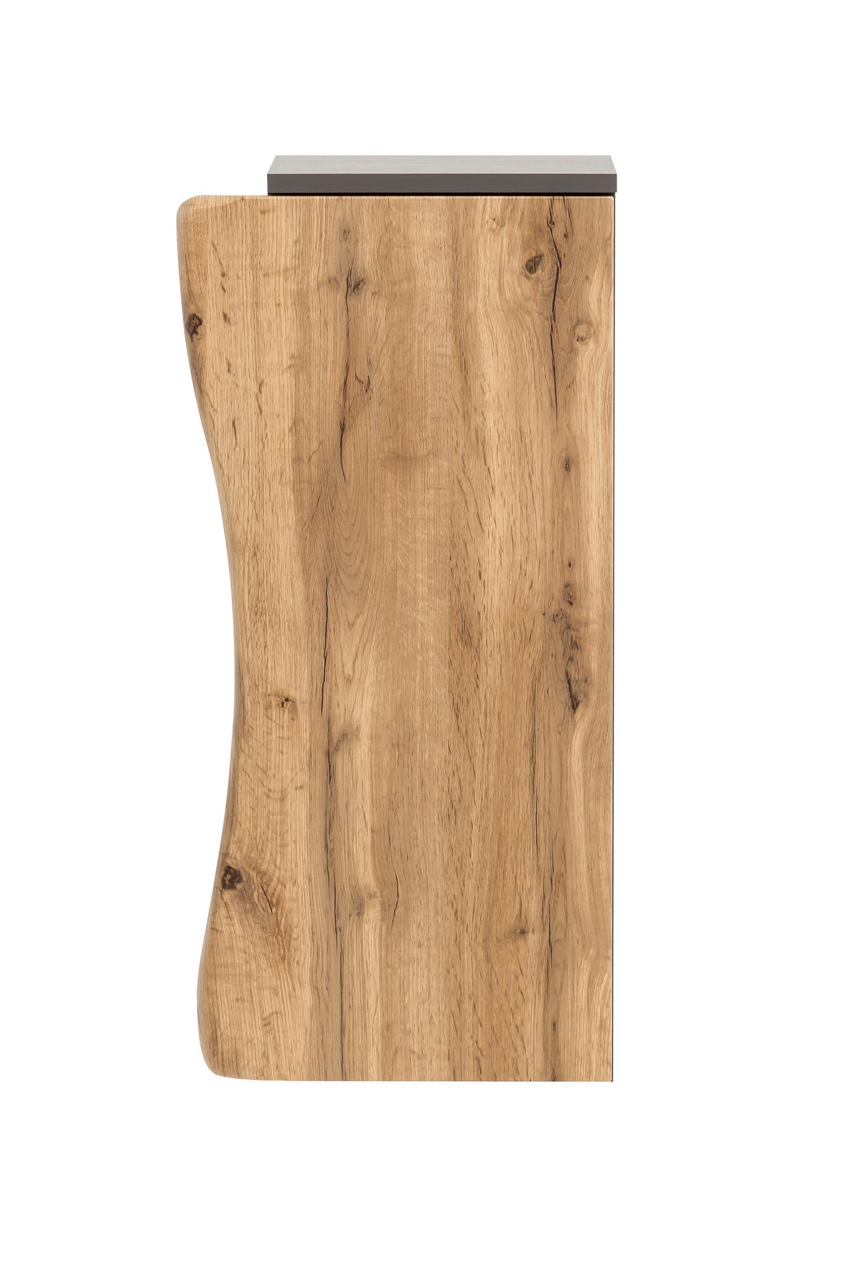 UNTERSCHRANK 30/79/35 cm   - Silberfarben/Eiche Wotan, Natur, Holzwerkstoff/Kunststoff (30/79/35cm) - Xora