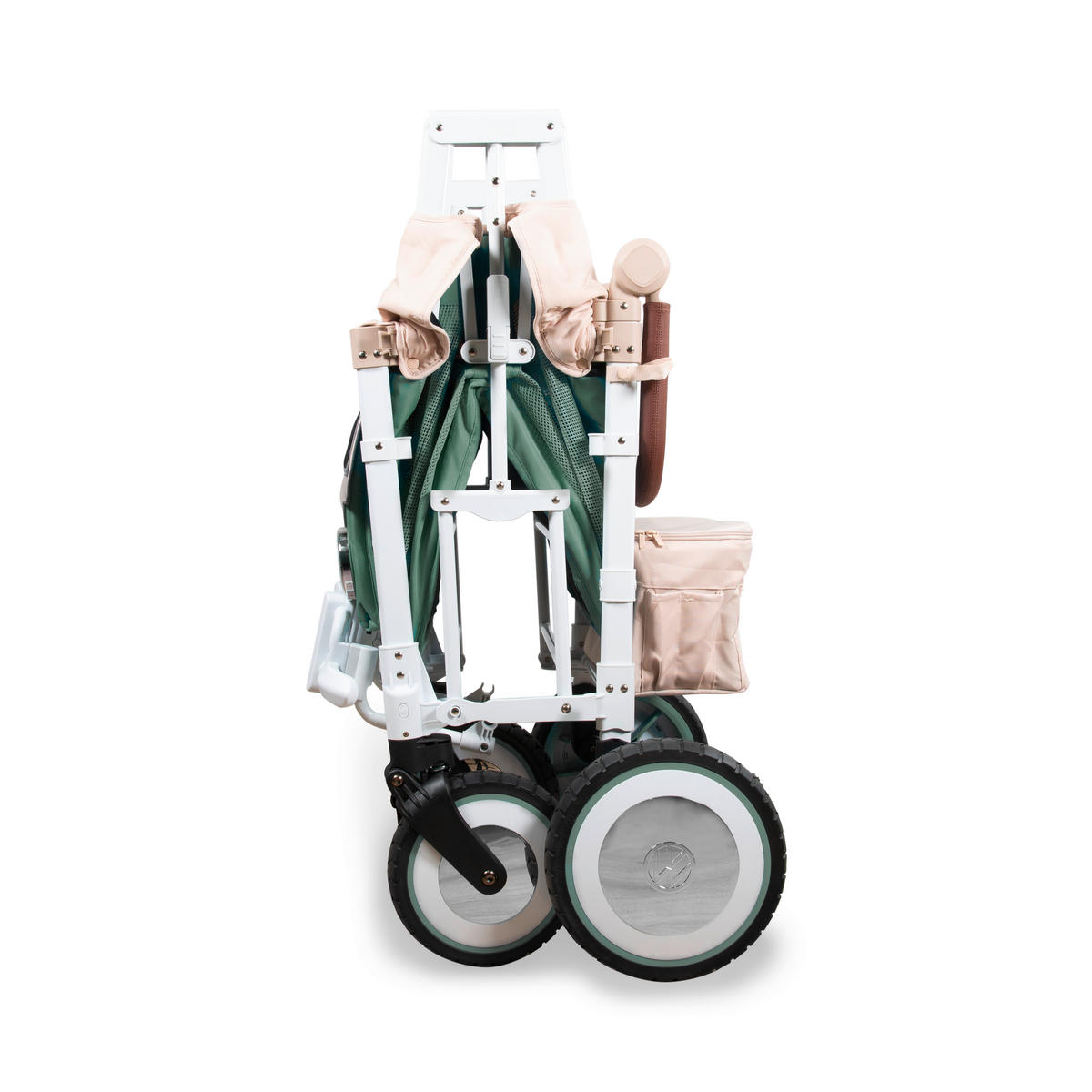 BOLLERWAGEN  VW2 VOLKSWAGEN STROLLER WAGON   - Salbeigrün/Beige, LIFESTYLE (63.5/128.27/137.16cm) - WONDERFOLD