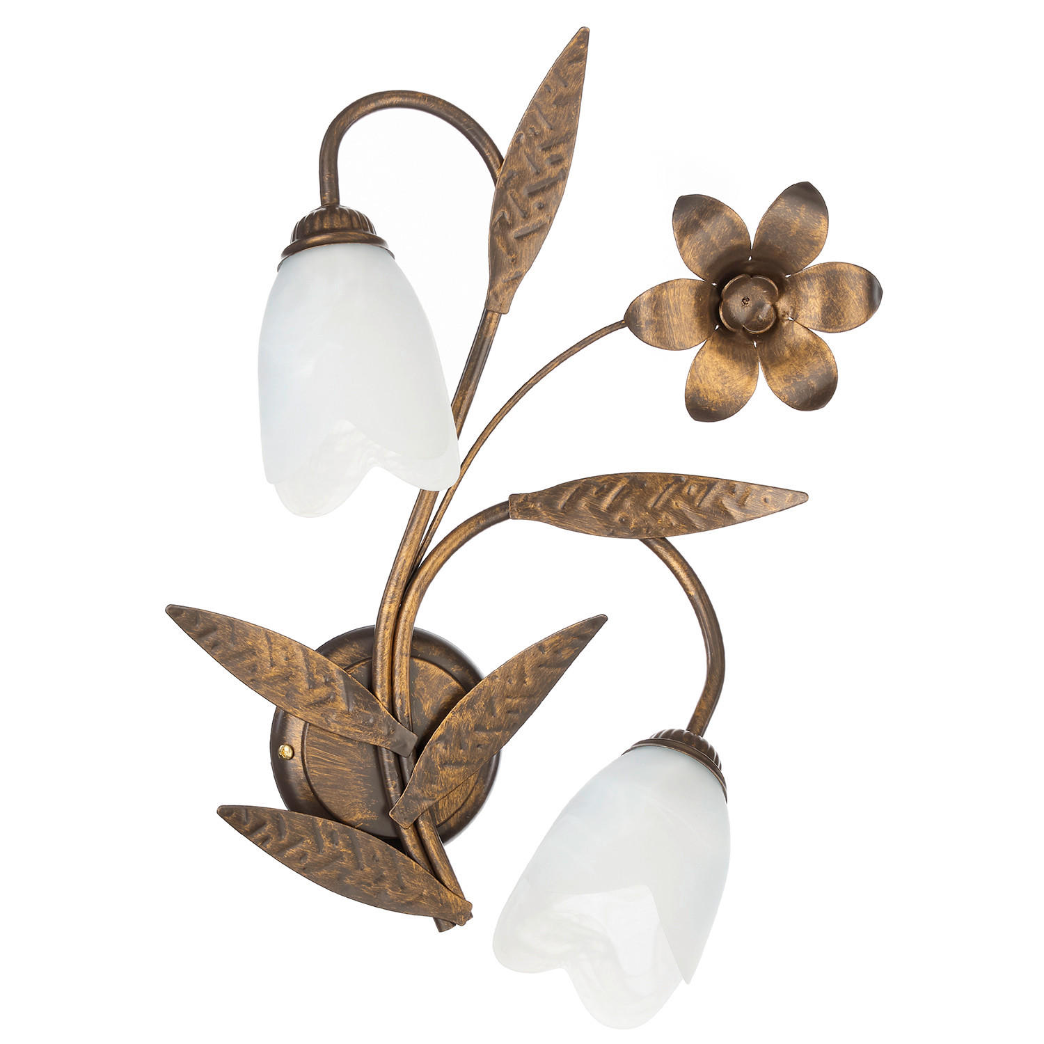 XXXLutz Wandleuchte Bronze 19x47x35 cm