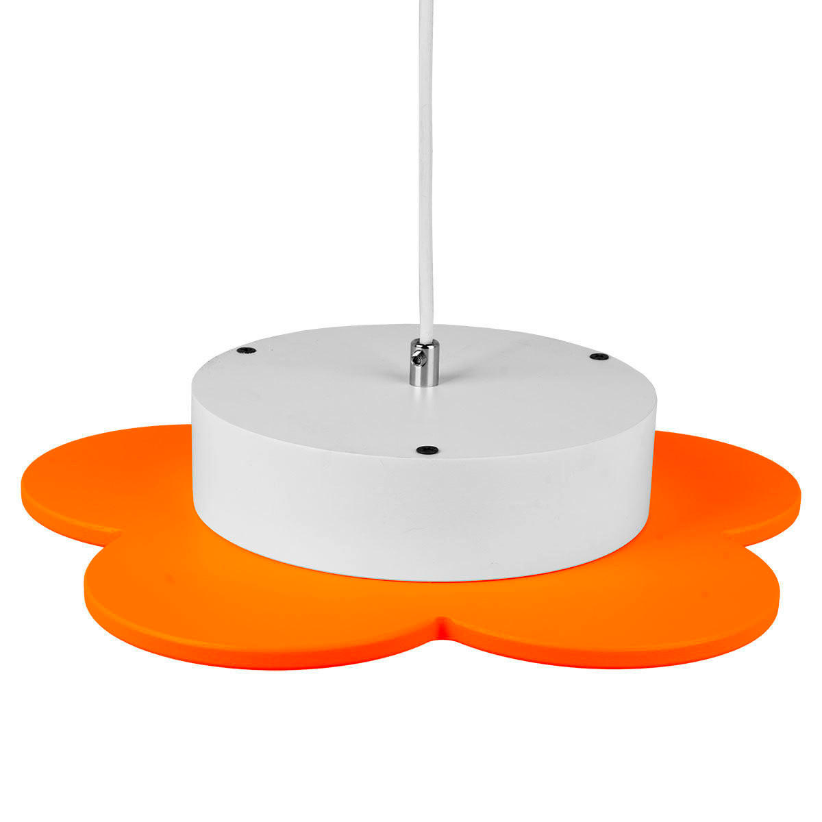 DĚTSKÉ ZÁVĚSNÉ SVÍTIDLO, 33/70 cm  - oranžová, Basics, kompozitní dřevo/plast (33/70cm)