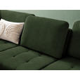 ECKSOFA in Flachgewebe Olivgrün  233/288 cm  - Schwarz/Olivgrün, Natur, Textil/Metall (233/288cm) - Valnatura