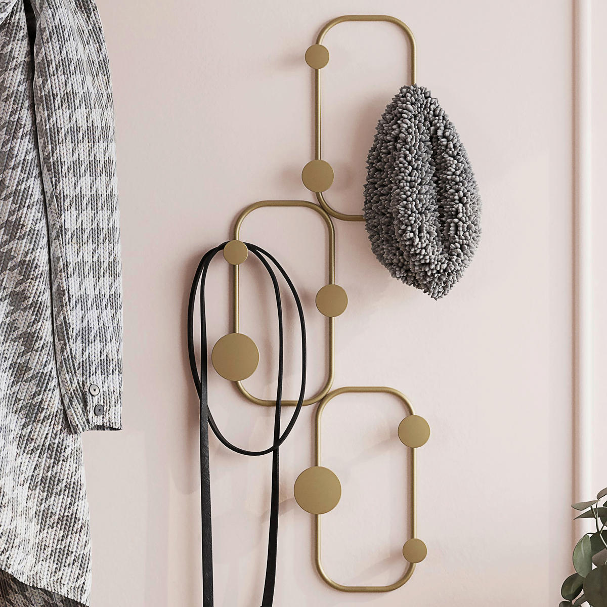 WANDGARDEROBE - Goldfarben, Basics, Metall (28/70cm)