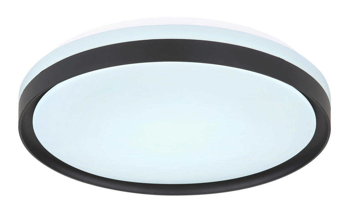 STROPNA LED-SVETILKA   //2700-6500 K/230 V/ - črna/bela, Design, kovina/umetna masa (39/8cm) - Globo