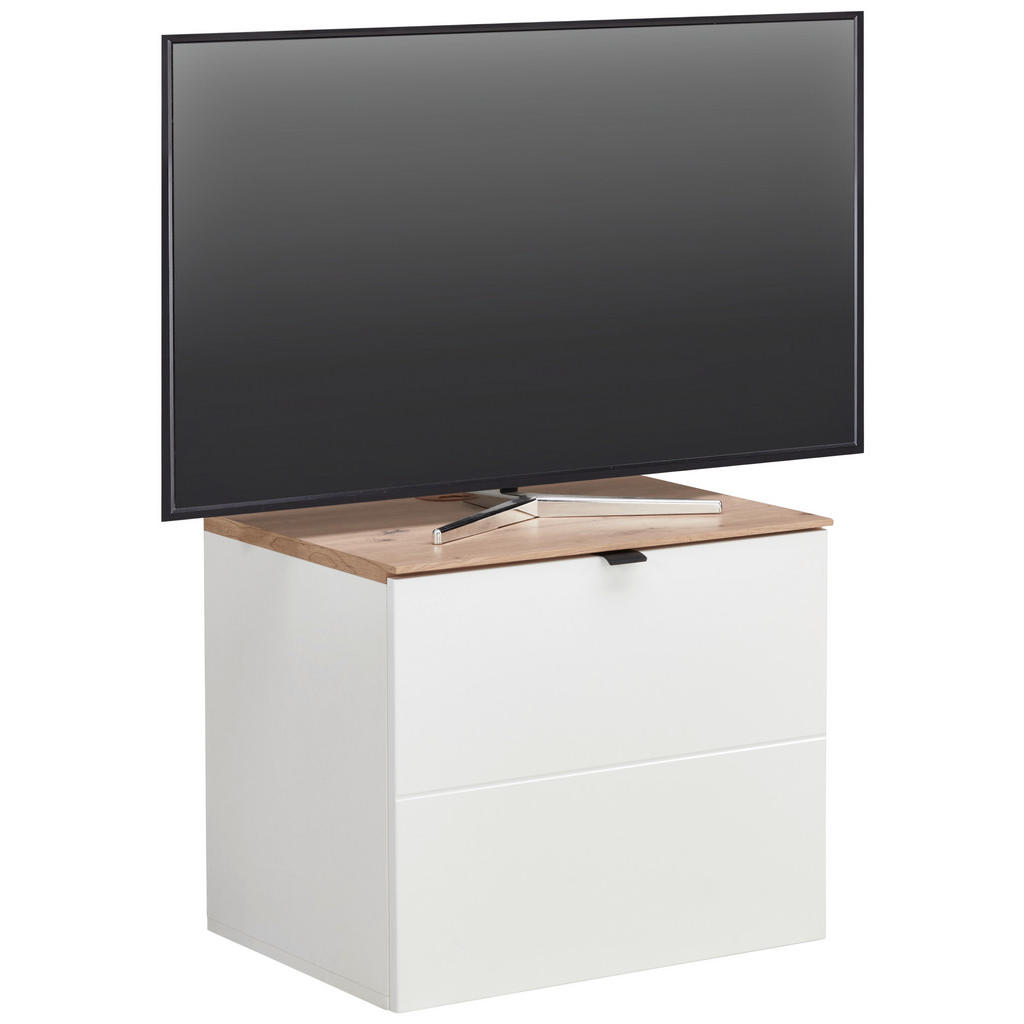 Hom`in SKRINKA POD TV, biela, dub artisan, 60/62/44 cm