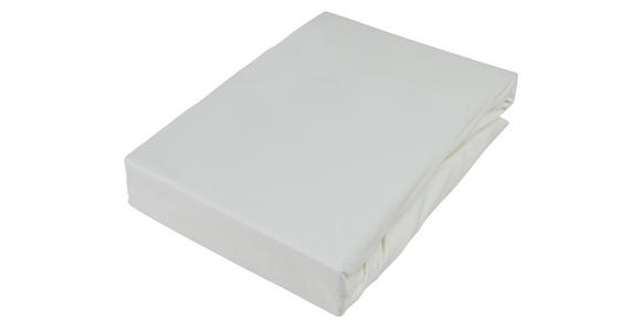 BOXSPRING-SPANNLEINTUCH 180/220 cm Jersey - Creme, KONVENTIONELL, Textil (180/220cm) - Novel