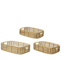 DEKOTABLETT   40/40/9,5 cm   - Beigebraun, Trend (40/40/9,5cm) - Ambia Home