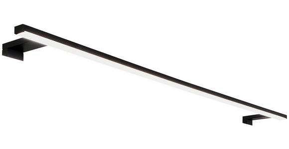 AUFBAULEUCHTE - Schwarz, Design, Kunststoff (60/3,7/11,5cm) - Novel
