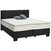BOXSPRINGBETT 160/200 cm  in Schwarz  - Schwarz, Design, Kunststoff/Textil (160/200cm) - Hom`in