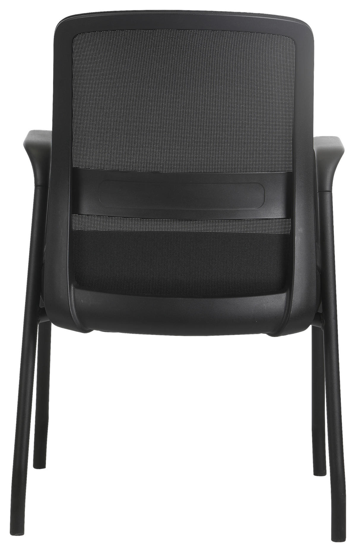 NASLANJAČ, kovina, umetna masa, tekstil črna  - črna, Moderno, kovina/umetna masa (55/88,5/57cm) - Xora