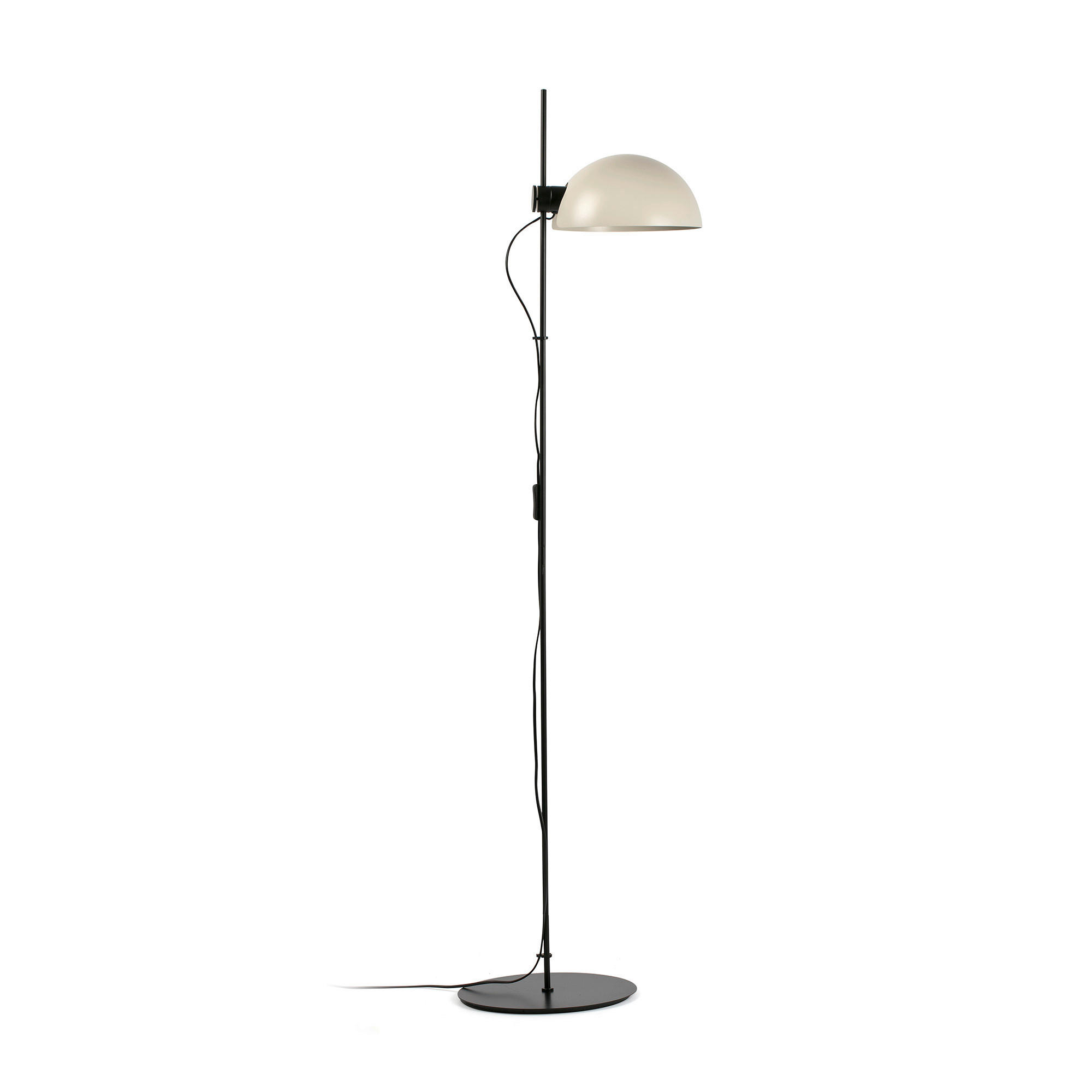 STEHLEUCHTE 41,6/150 cm   - Beige/Schwarz, Design, Metall (41,6/150cm)