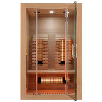 INFRAROTKABINE MALMÖ HEMLOCK für 2 Personen Malmö Hemlock  - Naturfarben, Basics, Holz (120/190/105cm)