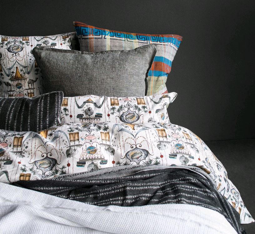 BETTDECKENBEZUG Centuries Satin 135/200 cm  - Multicolor/Weiß, Trend, Textil (135/200cm) - Zoeppritz