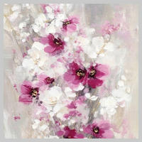 LEINWANDBILD Blumen 55/55 cm  - Multicolor, Basics, Holz/Papier (55/55cm) - Euroart