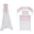 GITTERBETTSET 4-teilig KRISTALL - Rosa/Weiß, Basics, Textil (100/135cm) - Patinio GITTERBETTSET 4-teilig KRISTALL - Rosa/Weiß, Basics, Textil (100/135cm) - Patinio