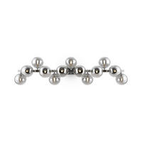 WANDLEUCHTE Modern 24/95/23 cm  - Chromfarben/Grau, Trend, Glas/Metall (24/95/23cm) - MAYTONI