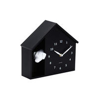 WANDUHR  Schwarz  - Schwarz, Basics, Kunststoff (24.9/27cm) - Karlsson