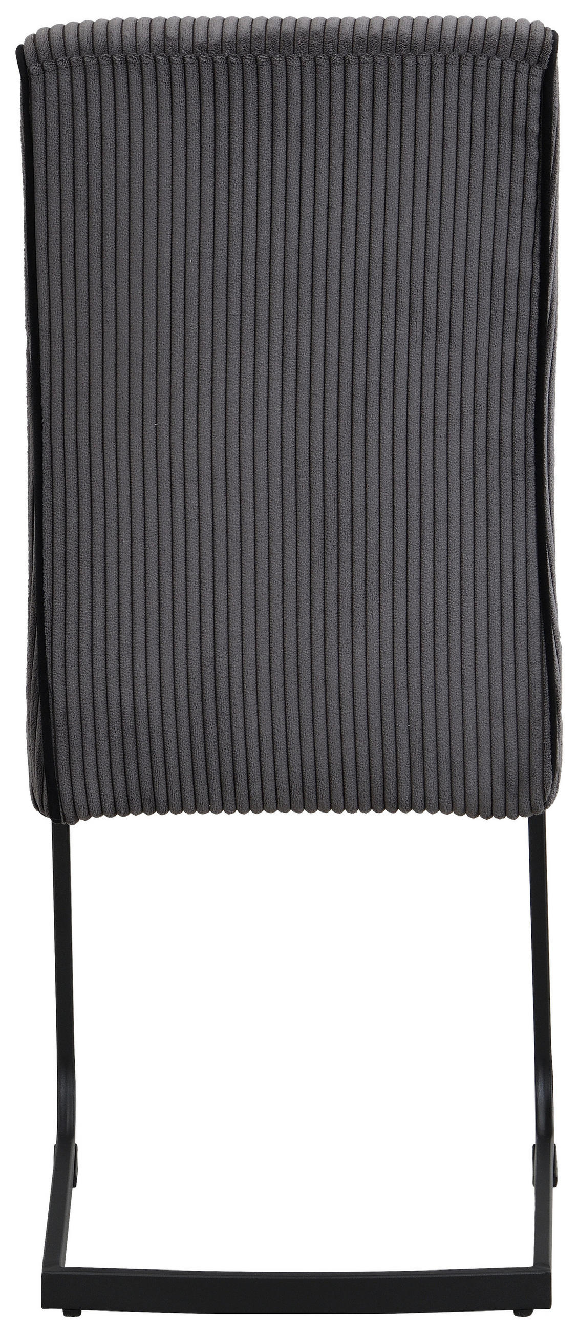 SCHWINGSTUHL  in Eisen Webstoff  - Anthrazit/Schwarz, Design, Textil/Metall (46/97/60,5cm) - Carryhome