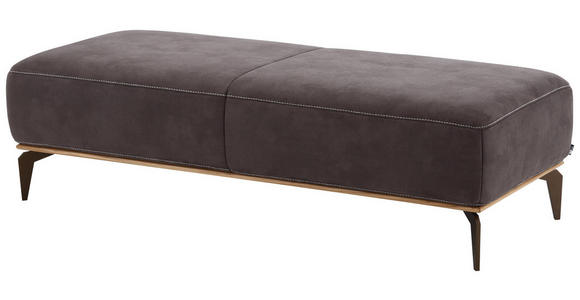 WOHNLANDSCHAFT in Textil Braun - Beige/Bronzefarben, Natur, Textil/Metall (298/178cm) - Valnatura