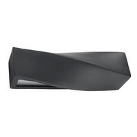 WANDLEUCHTE SIGMA 42/12/14 cm   - Schwarz, Design, Glas/Keramik (42/12/14cm)