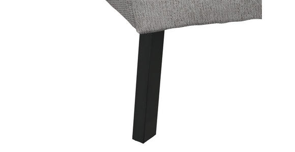 ECKSOFA in Webstoff Taupe 280/205 cm - Taupe/Schwarz, Design, Textil/Metall (280/205cm) - Xora