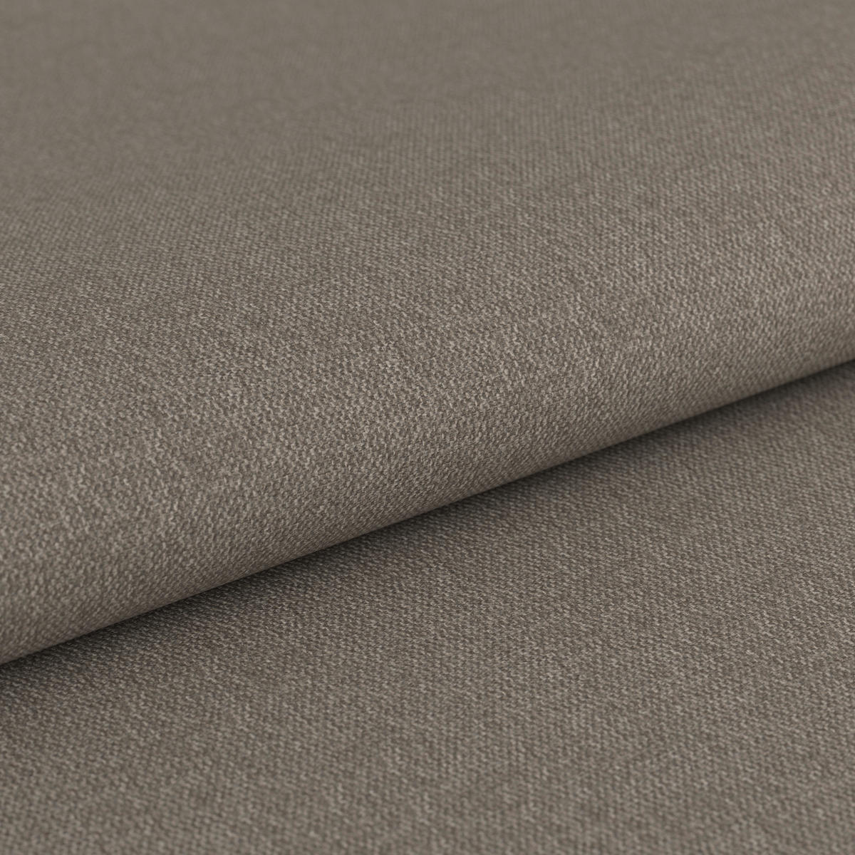 ECKSOFA in Webstoff Taupe  - Taupe/Chromfarben, Design, Kunststoff/Textil (320/226cm) - Carryhome